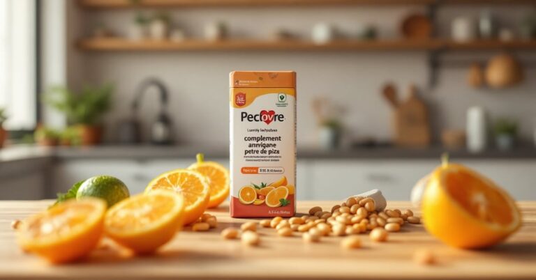 Compléments alimentaires pour la perte de poids : gélules et suppléments naturels sur fond moderne